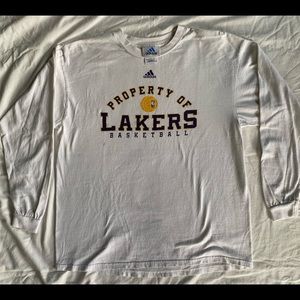 Adidas Los Angeles Lakers long sleeve shirt